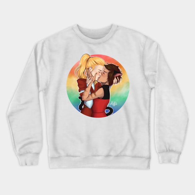 The Kiss Crewneck Sweatshirt by Molly11